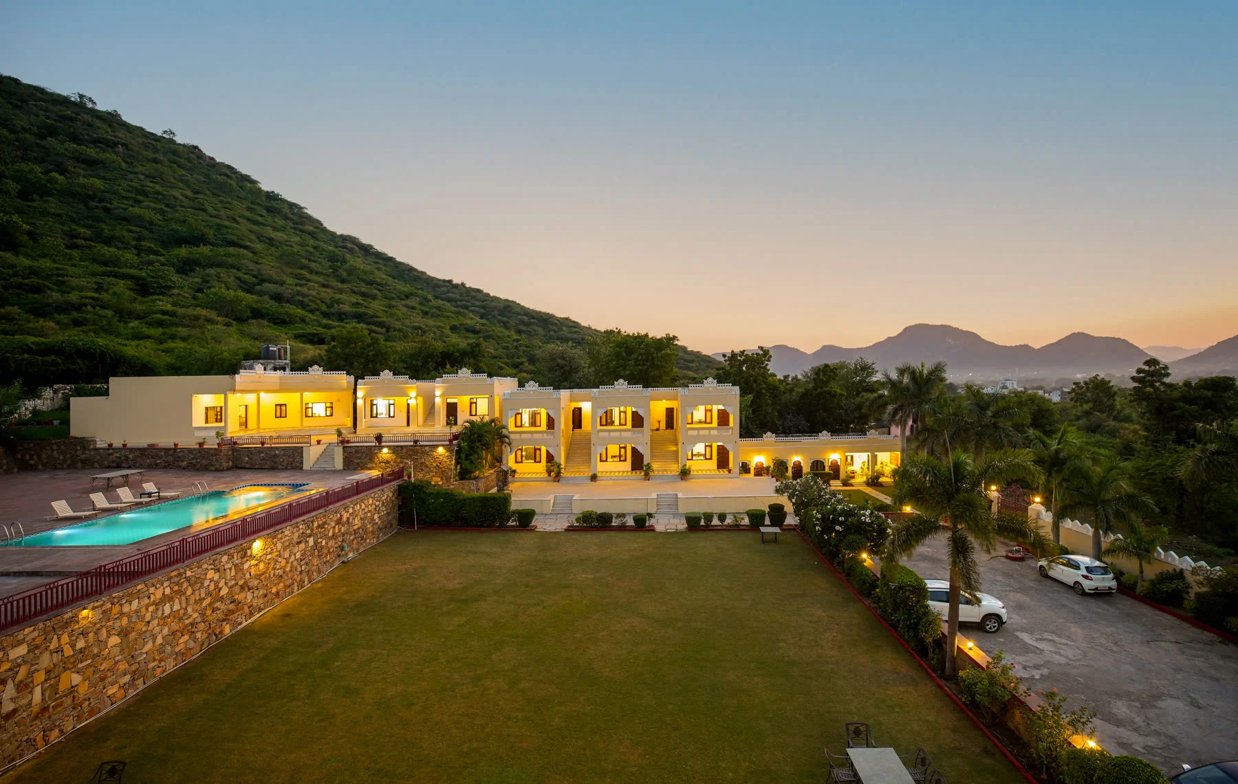 Hill Garden Resort Udaipur Reception and Welcome Area